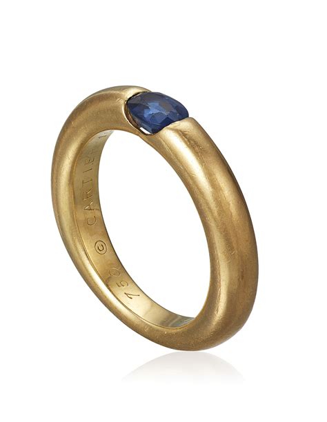 cartier sapphire ring 7.89.